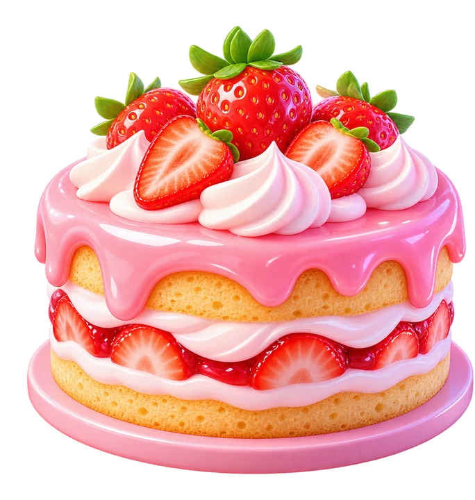 Strawberry cake