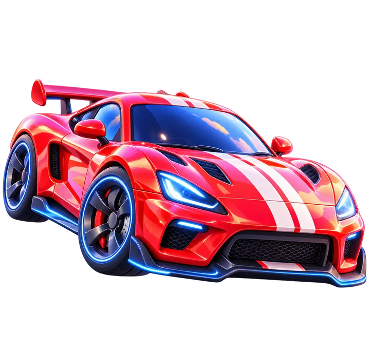 Red sports car